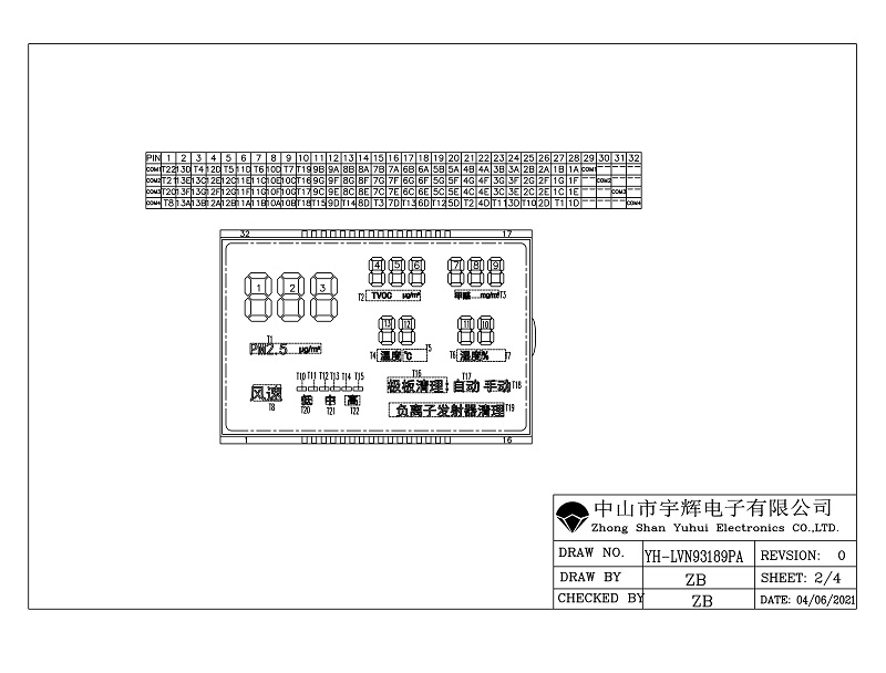 凈化器LCD液晶屏 凈化器LCD液晶屏
